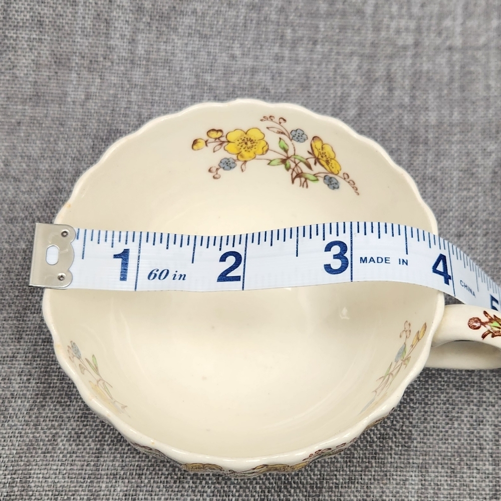 Vintage Copeland "Buttercup" Spode England Tea Cup Set Of 6 Various Condition - Picture 8 of 10